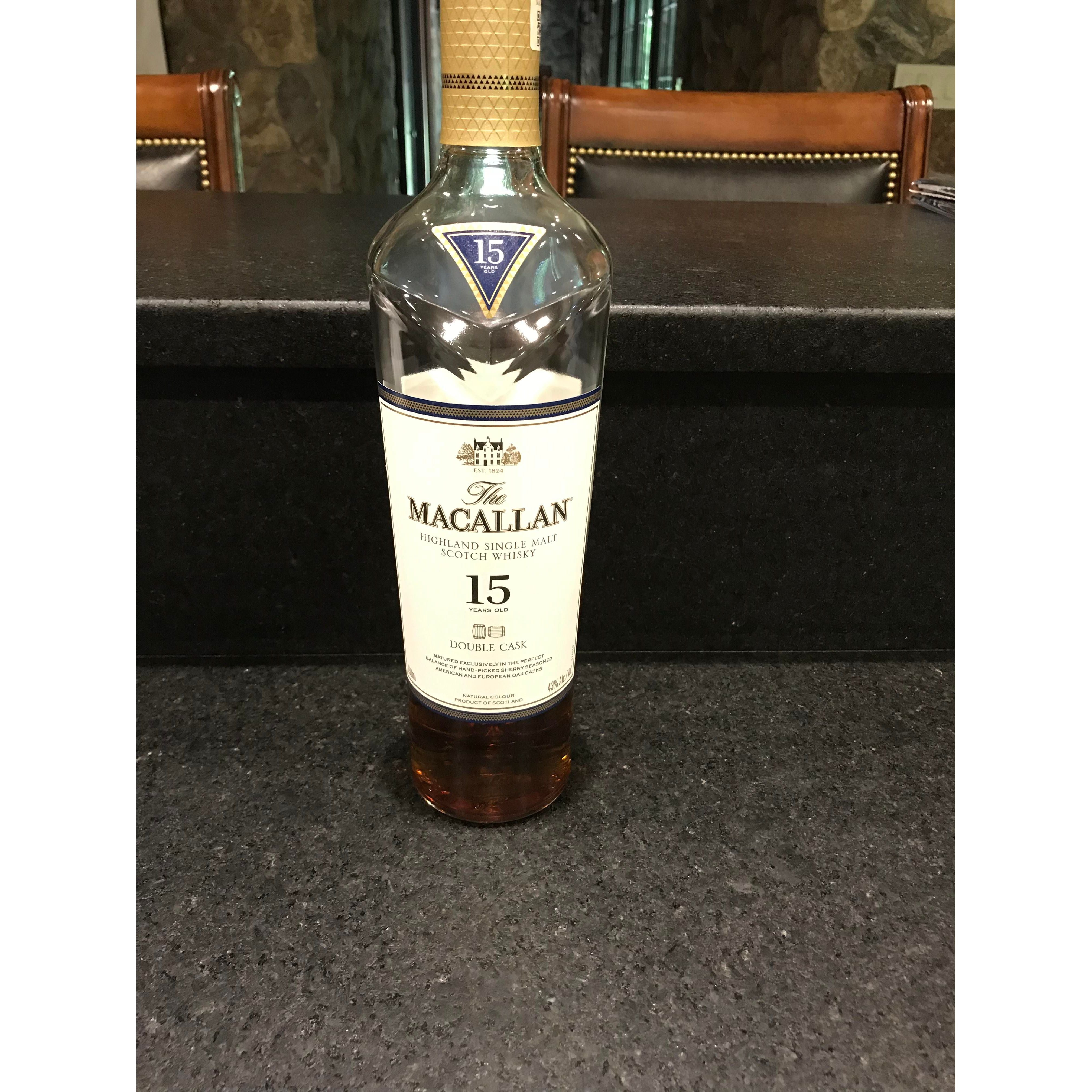 The Macallan 15yr Double Cask Single Malt Scotch 750ml – IN VINO