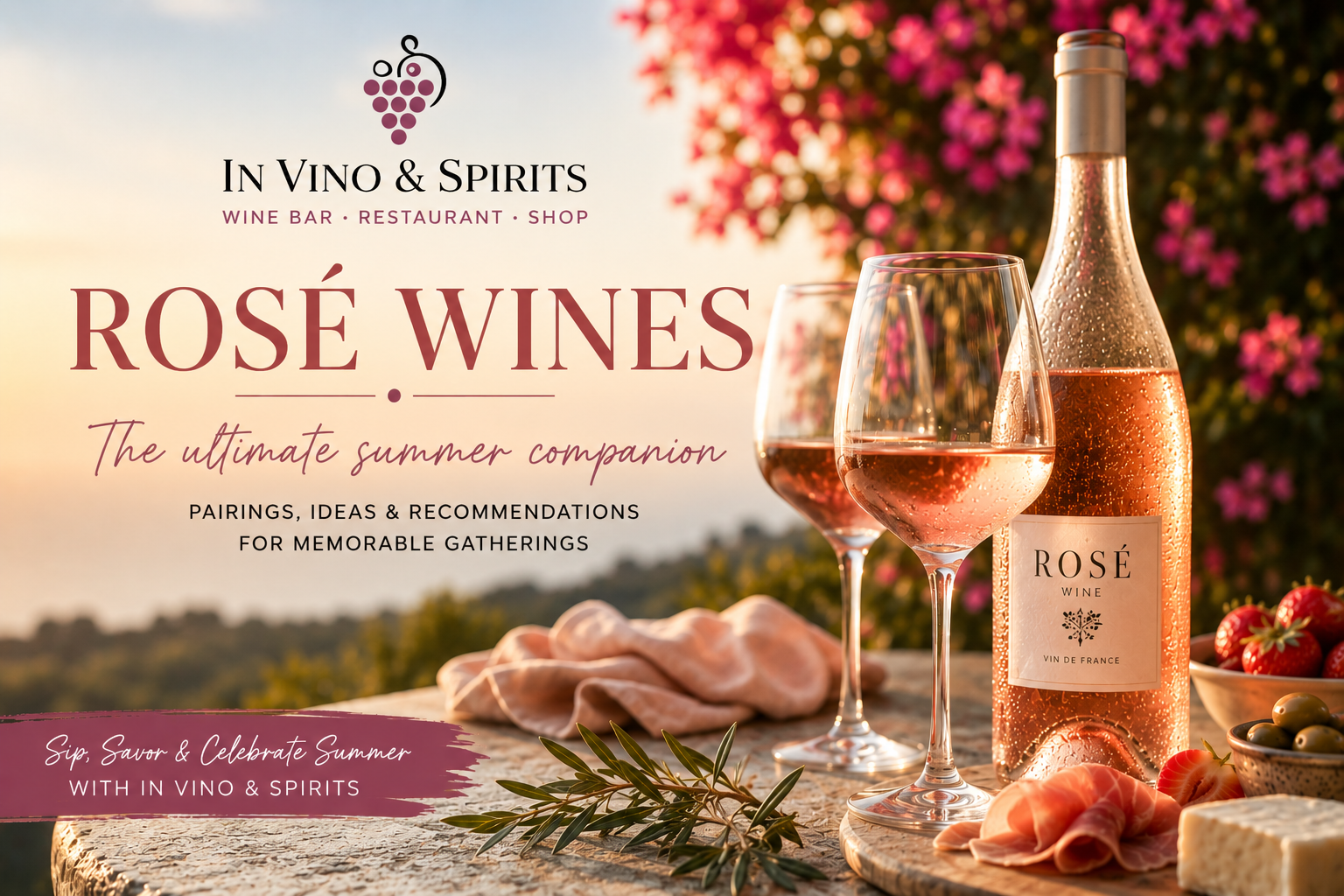 Rosé Wine Guide | Summer Rosé Recommendations | In Vino & Spirits