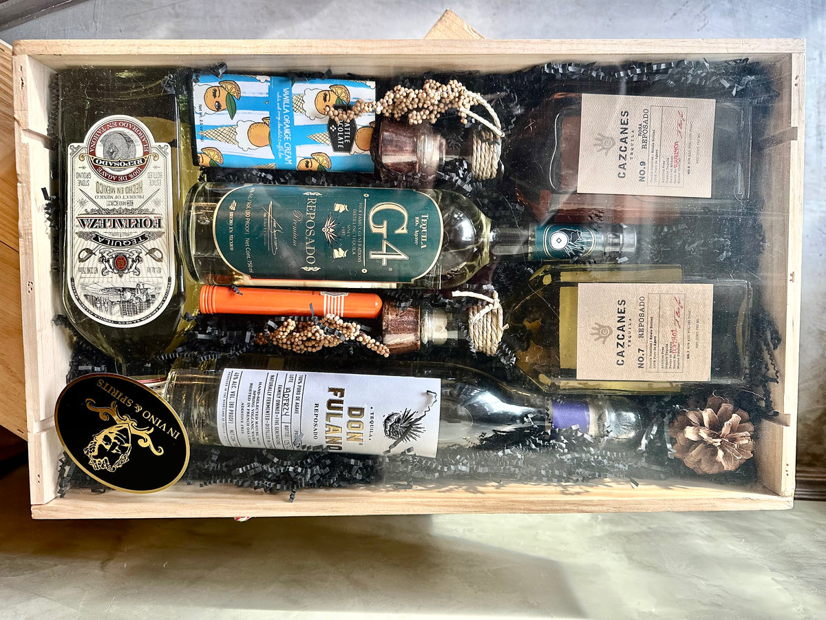 Christmas Gift Box- 5 Bottle Reposado Tequila Set