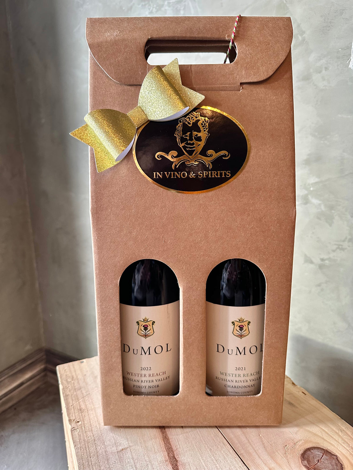 2 Bottle Gift Box Packaging- Bottles Not Included