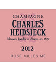 CHARLES HEIDIECK ROSE 2012 CHAMPAGNE